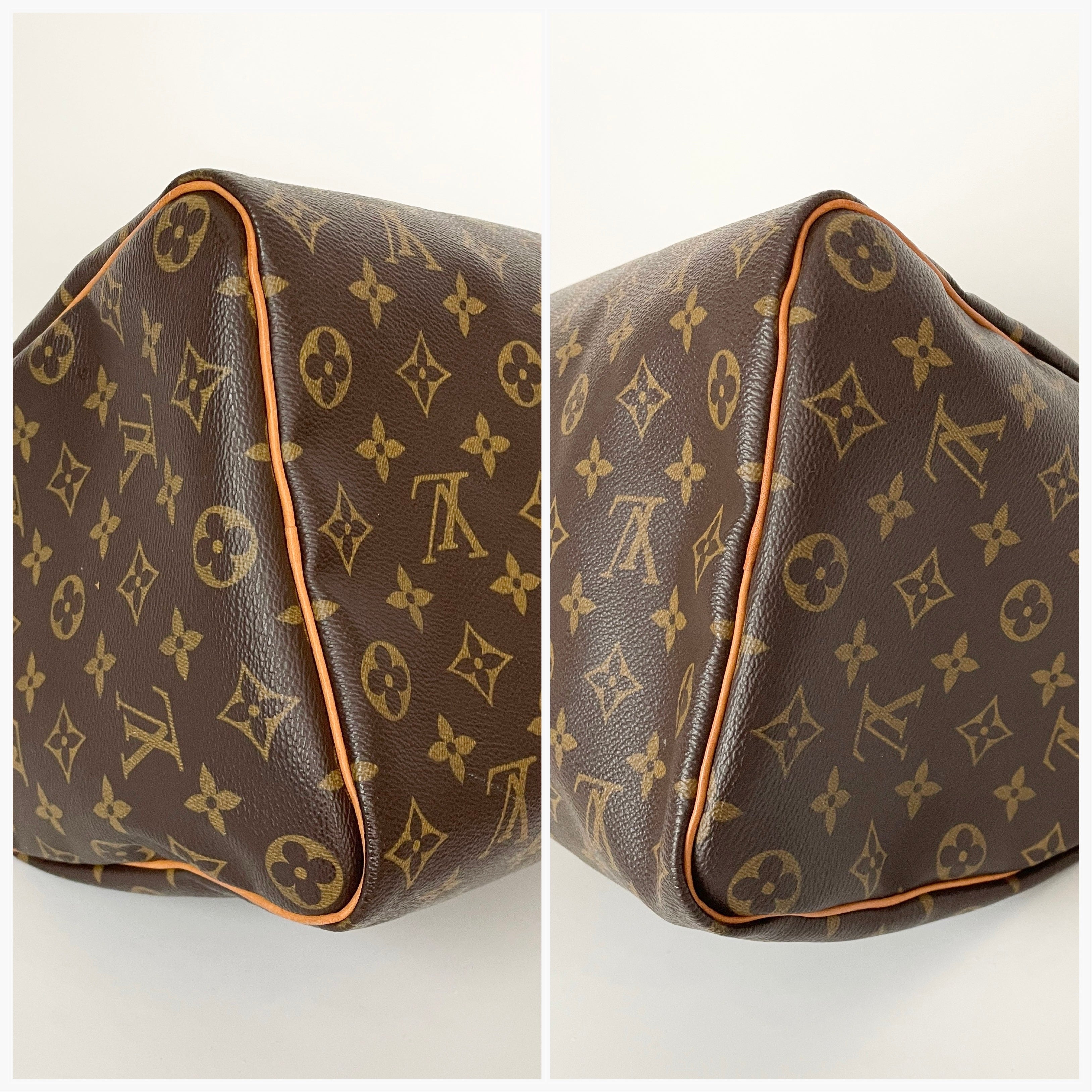 Authentic Louis Vuitton Monogram Speedy 35