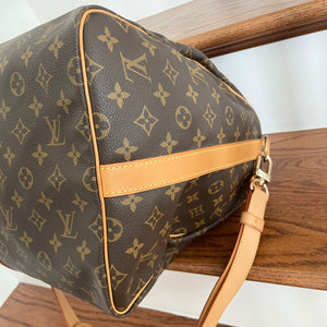 Authentic Louis Vuitton Monogram Keepall 55 Bandouliere