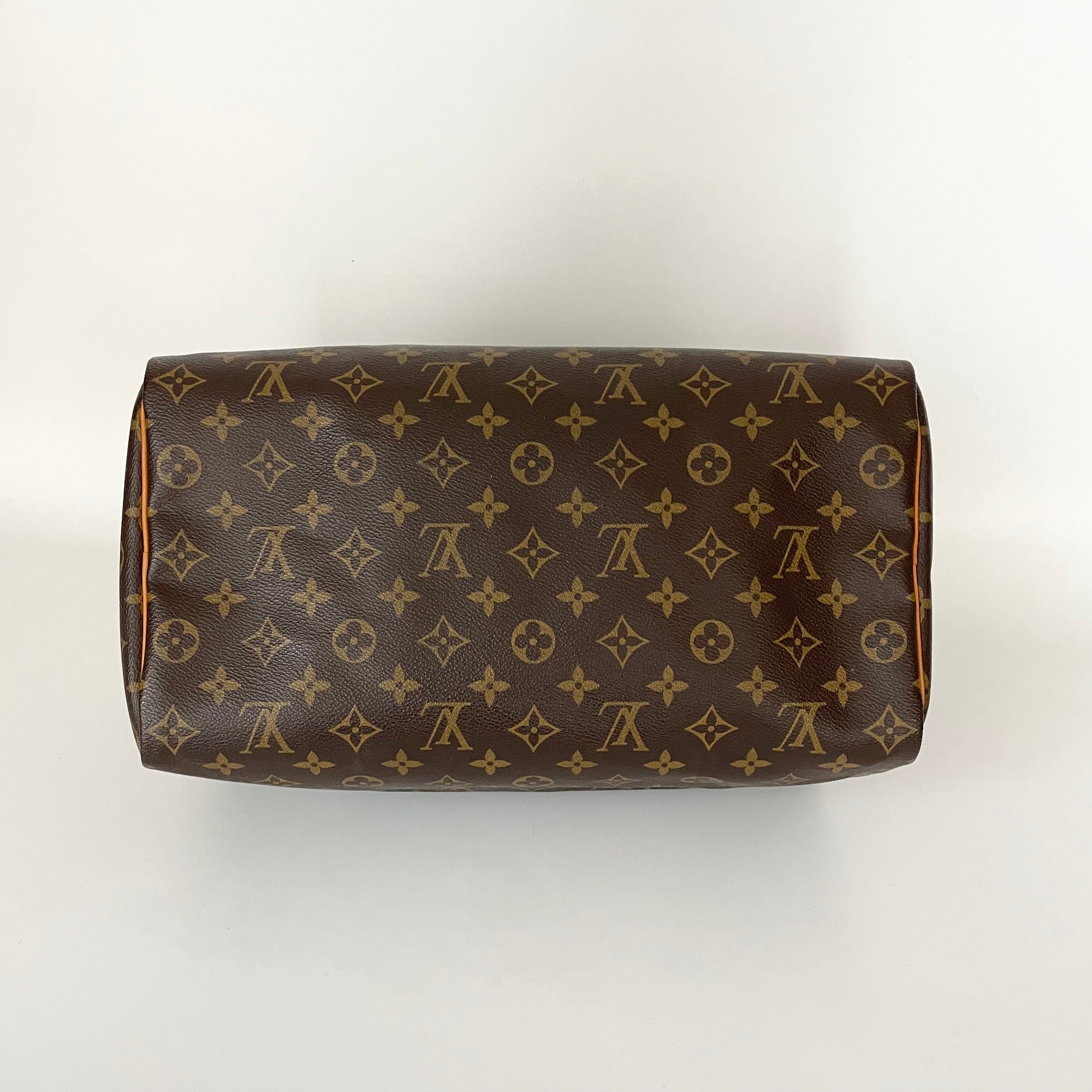 Authentic Louis Vuitton Monogram Speedy 35