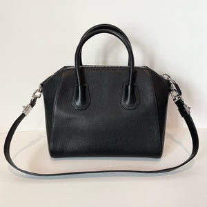 Authentic Givenchy SugarGoatskin Small Antigona Black