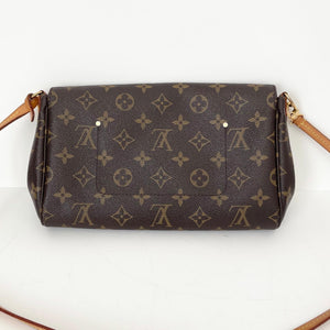 Louis Vuitton Monogram Canvas Favorite MM Shoulder Bag (SHF-jdJmNz