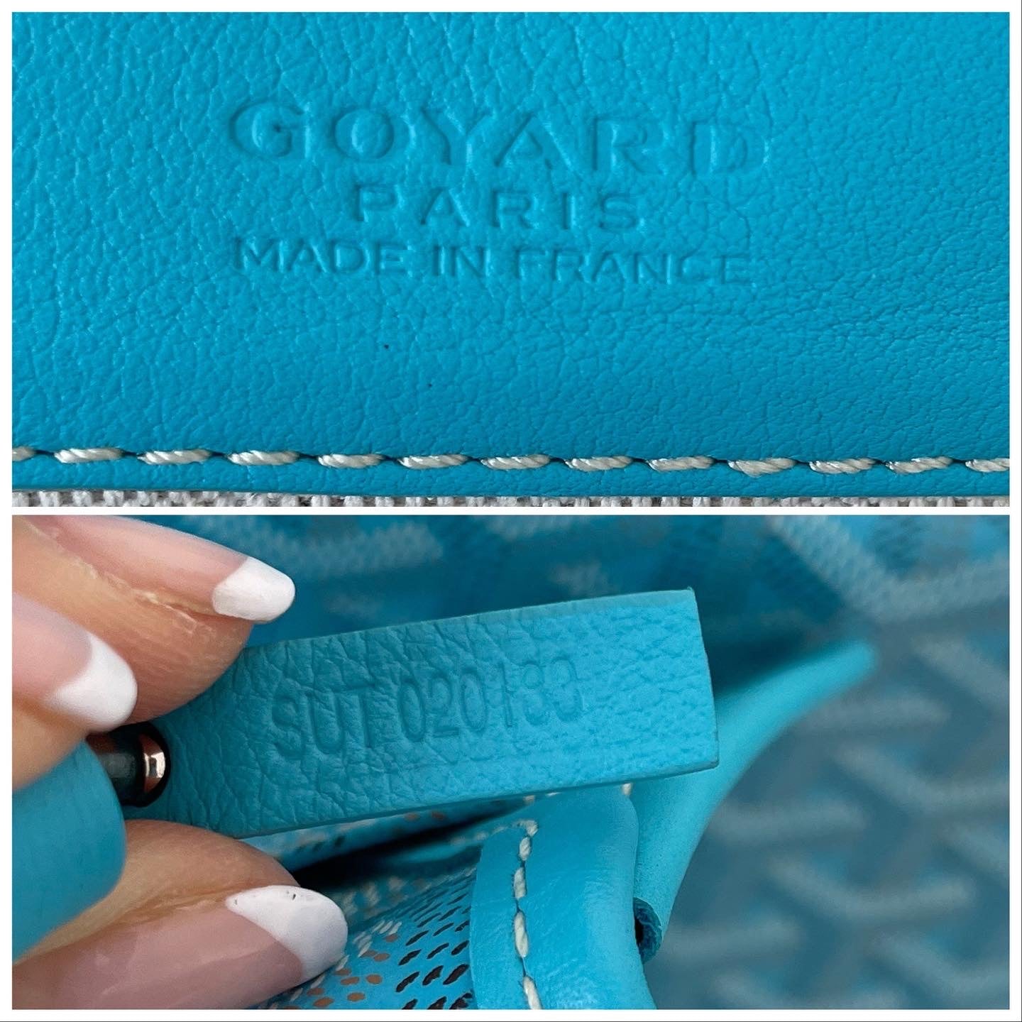 GOYARD Goyardine Saint Louis GM Turquoise 637581